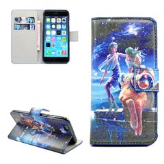 Stand Aries Leather Soft TPU Card Flip Cover Case For Apple iPhone 6 4.7"