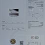 14k Gold ring with 2.09 ct Lab-Grown Diamonds, 1.89 ct main diamond cerified by IGI Laser inscripted Image 9