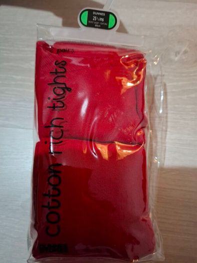 New 2 pairs tights size 11-12 years