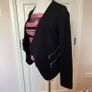 womans black blazer Image 2