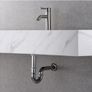 Ibergrif M20506, Metal Sink Siphon, 1-1/4 x 32 mm, Stainless Steel Sink Siphon Tube Image 4