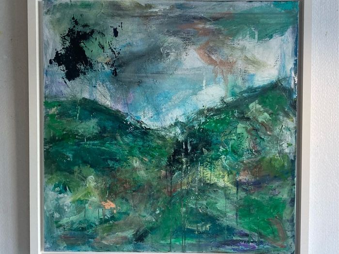 Large Original Painting Original Irish Landscape Framing Option The Wicklow Way Irish Valley Art Wicklow Dublin Kerry Original Irish Art
