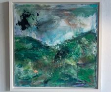 Large Original Painting Original Irish Landscape Framing Option The Wicklow Way Irish Valley Art Wicklow Dublin Kerry Original Irish Art