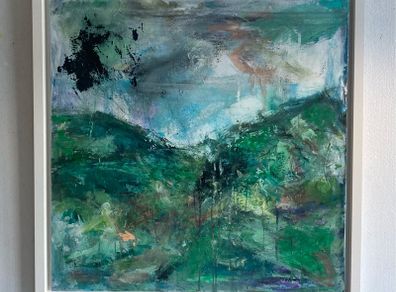 Large Original Painting Original Irish Landscape Framing Option The Wicklow Way Irish Valley Art Wicklow Dublin Kerry Original Irish Art