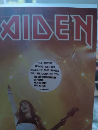 Iron Maiden - Running Free (12", Single, Pur)