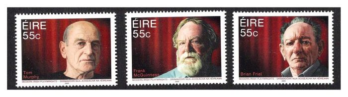 2009 Ireland Modern Irish Playwrights Commemorative Stamps Mint Never Hinged (MNH)