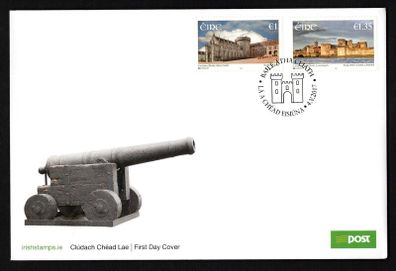 2017 Ireland Europa Castles Commemorative Stamps An Post First Day Cover (FDC)