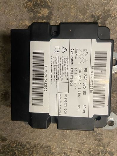 2018 citroen c3 airbag module