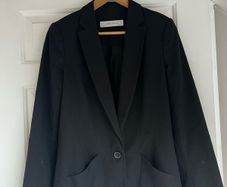 Zara black blazer size 10