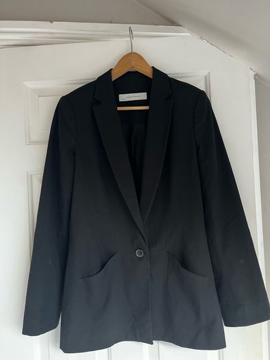 Zara black blazer size 10