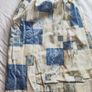 Blue and cream curtains Image 2
