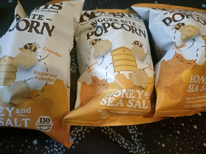Honey and sea salt popcorn