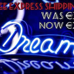 Neon Sign Dream Led Neon Light Wall Light Led Wall Decor, Battery or USB Powered Light Up Acrylic Neon Sign for Bedroom, Kids Room, Living Room, Bar, Party, Christmas