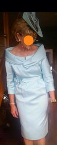 Stunning Teresa Ripoll Designer Dress and hat