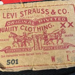Men's Vintage Levi jeans In black