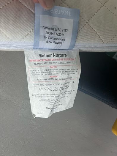 travel cot mattress