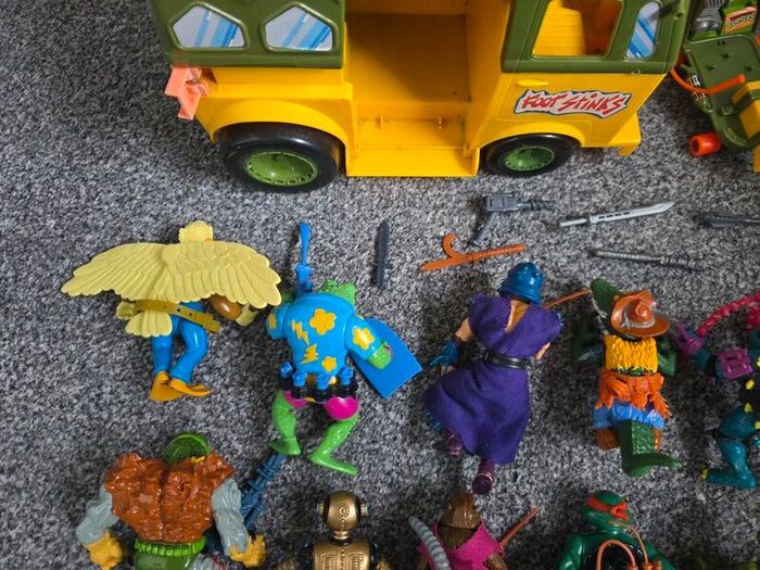 Teenage mutant teenage turtles 1980s vintage toys
