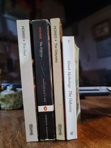The Odyssey (three different translations) and The Iliad bundle
