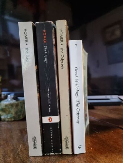 The Odyssey (three different translations) and The Iliad bundle