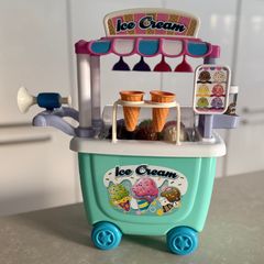Playgo Kids Imaginative Play Gourmet Ice Cream Cart Accessories Set