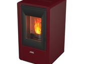 Nina 7kW Bordeaux Wood Pellet Stove