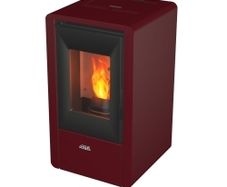 Nina 7kW Bordeaux Wood Pellet Stove