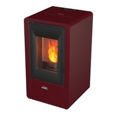 Nina 7kW Bordeaux Wood Pellet Stove