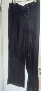 river island velvet wide leg trousers size 18