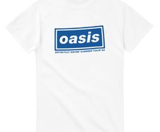 Oasis t shirt vintage style Definitely Maybe Summer Tour94 Heavyweight Unisex Crewneck T-shirt