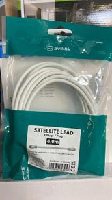 Satellite Lead F type plug to F type plug lead 4.0m