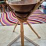 Vintage side bowl table Image 4