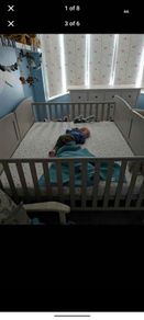 Double cot bed for twins (inc mattresses)