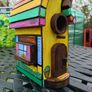 Rainbow Cottage bird house Image 2