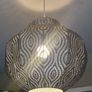 Moroccan ceiling lamp shade silver Image 2