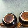 2 Brwon cup  vintage piece of Celtic Ennis earthenware pottery made in the Republic of Ireland. Image 6