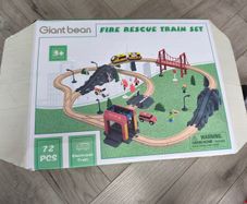 Wooden train set