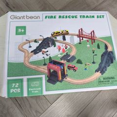 Wooden train set