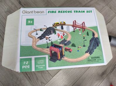 Wooden train set
