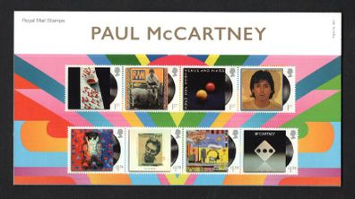2021 Great Britain Paul McCartney Commemorative Stamps Presentation Pack