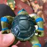 Vintage Teenage Mutant Ninja Turtles Bundle - Shredder, Leonardo & Skateboard (1989/1990) Image 2