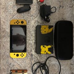 Nintendo Switch Pokemon Let's Go Special Edition with accessories