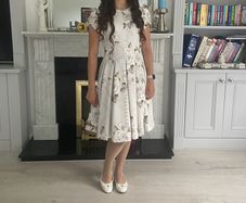 Monnalisa Floral Dress, Girls 14-16 or Women XS