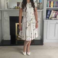 Monnalisa Floral Dress, Girls 14-16 or Women XS