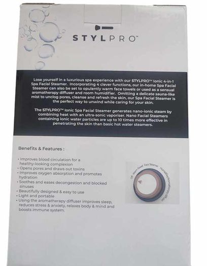 Stylpro 4In 1 Ionic Facial Steamer