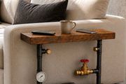 Industrial Steampunk Console Sofa Side Table
