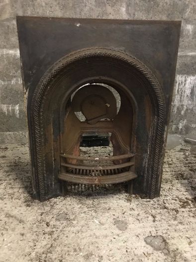 Genuine Victorian Cast Iron Fireplace