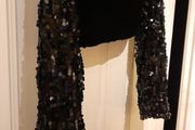 Cherry Chau beautiful black sparkly arm cover up