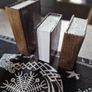 Hand crafted wooden book ends Image 6