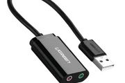 UGREEN 30724 USB 2.0 External Sound Adapter Black