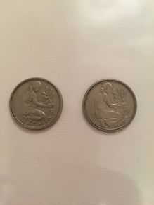 1949-1969 German 50 pfennig's